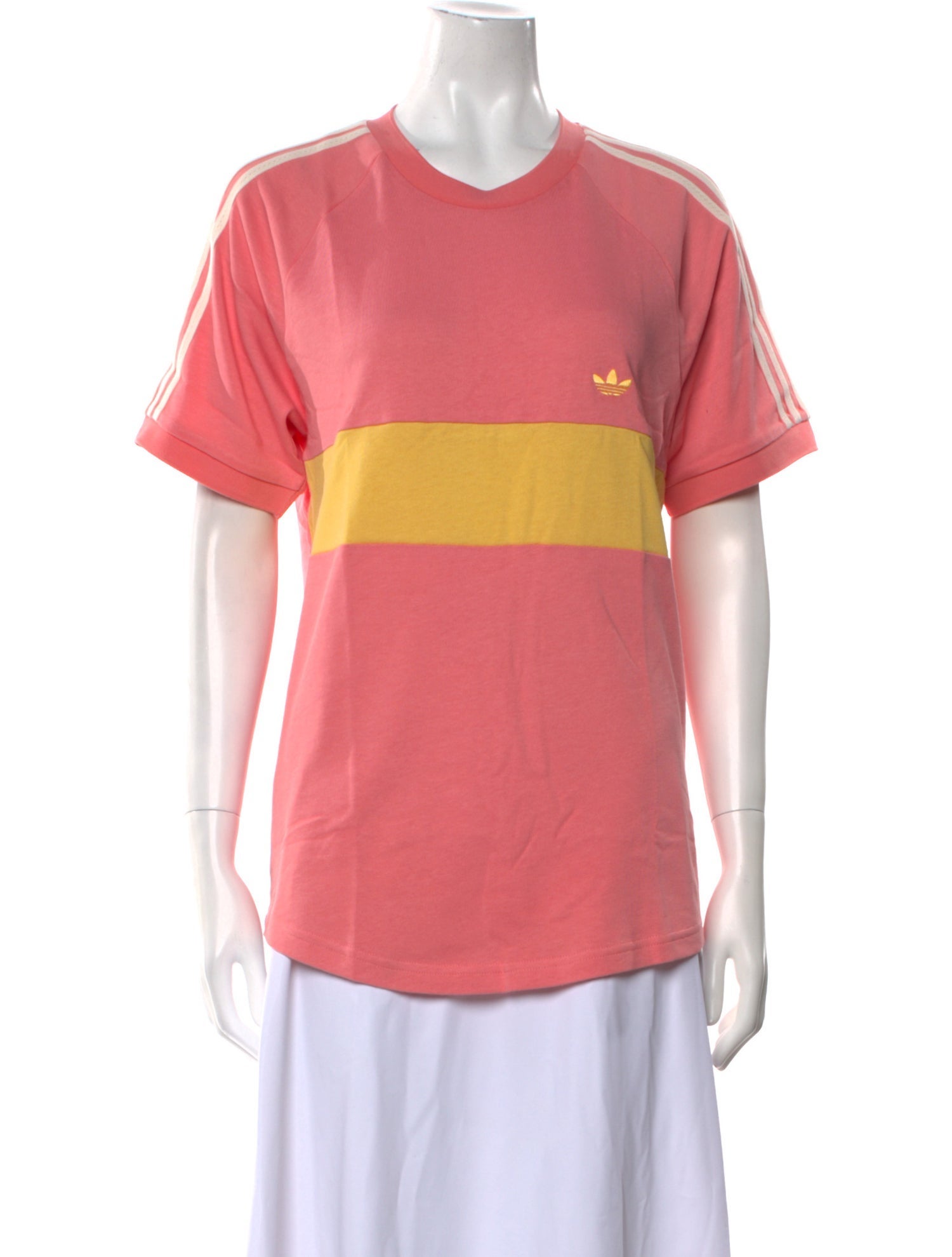 Wales Bonner x adidas Originals Colorblock Pattern Crew Neck T-Shirt w/ Tags