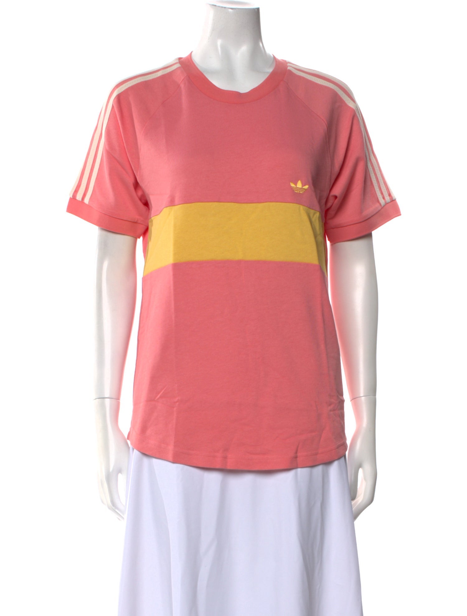 Wales Bonner x adidas Originals Colorblock Pattern Crew Neck T-Shirt w/ Tags