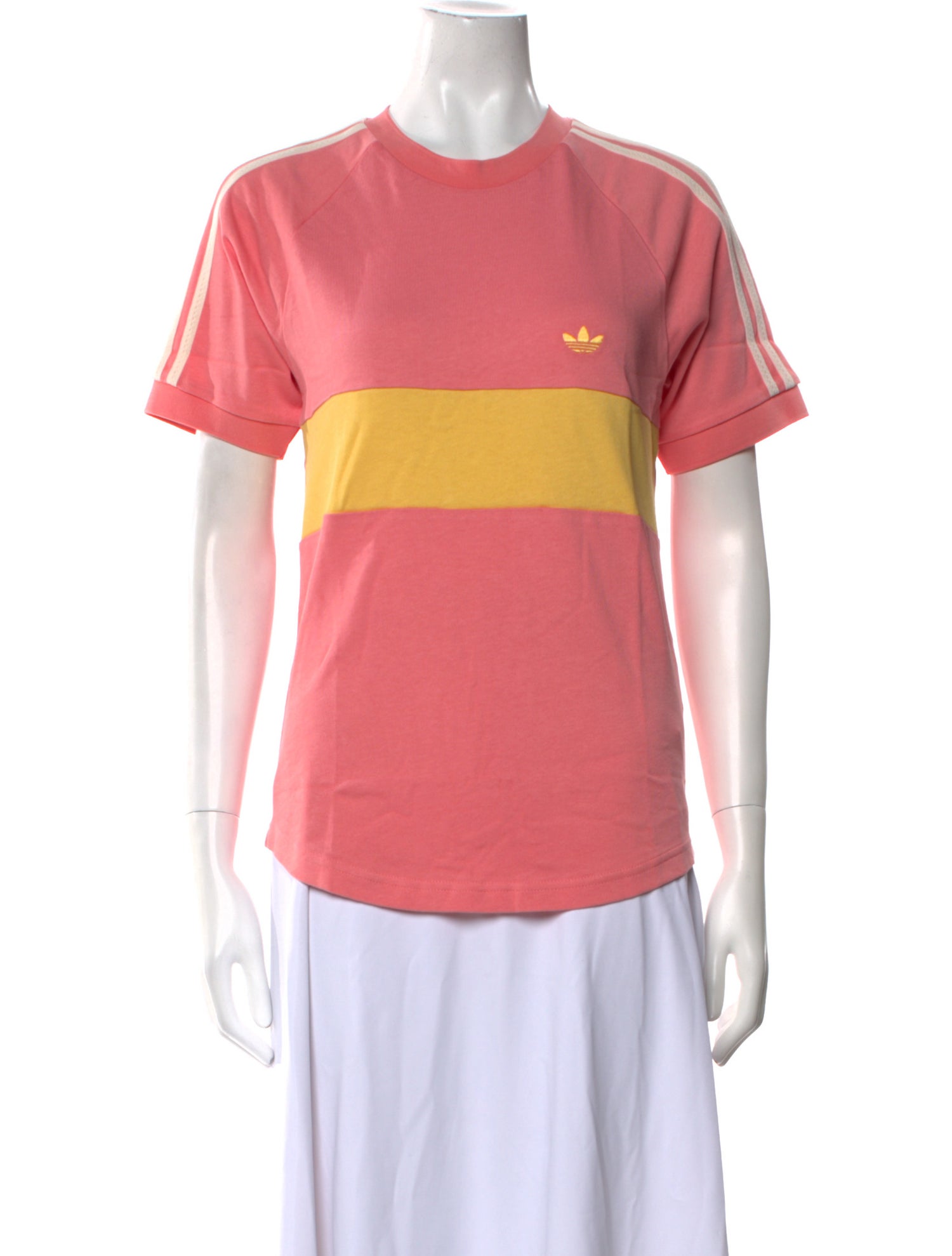 Wales Bonner x adidas Originals Colorblock Pattern Crew Neck T-Shirt w/ Tags