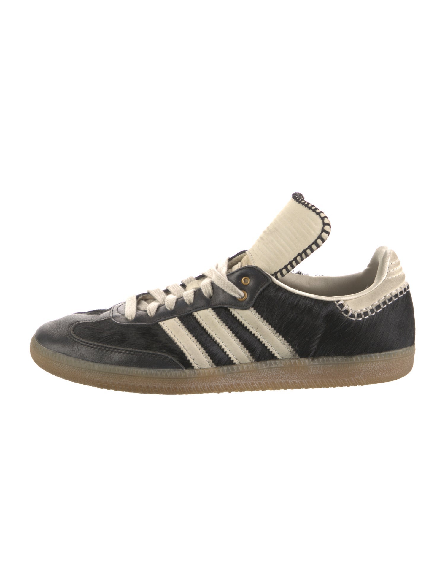 Wales Bonner x adidas Originals Samba Pony Tonal 'Core Black' Sneakers