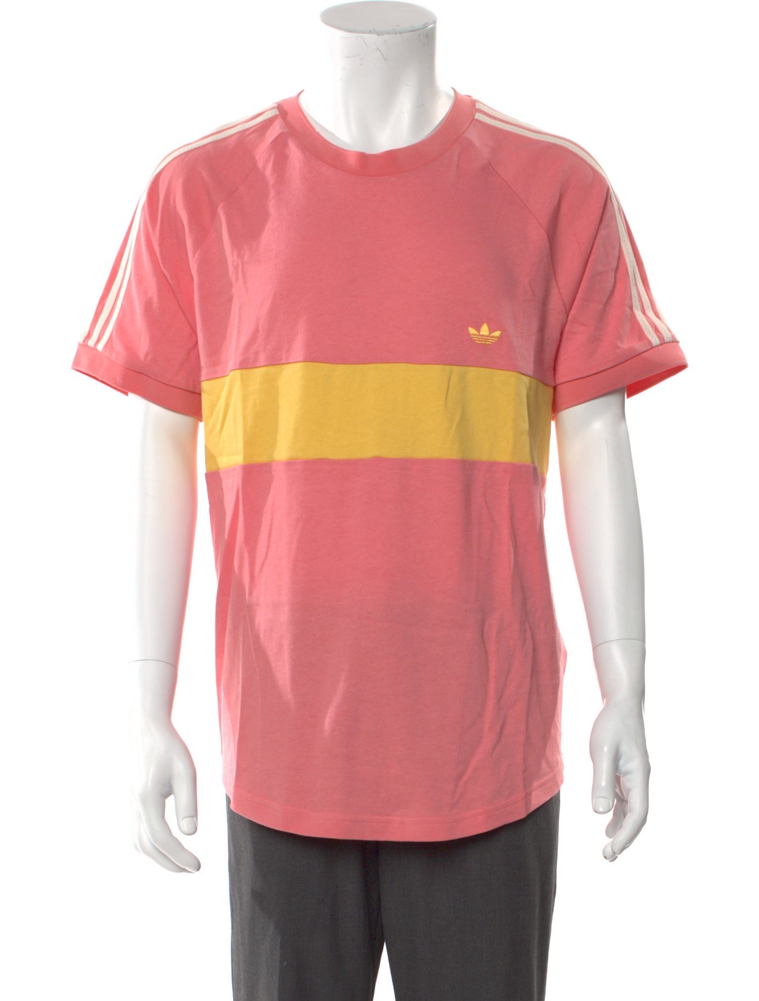 Wales Bonner x adidas Originals Colorblock Pattern Crew Neck T-Shirt w/ Tags