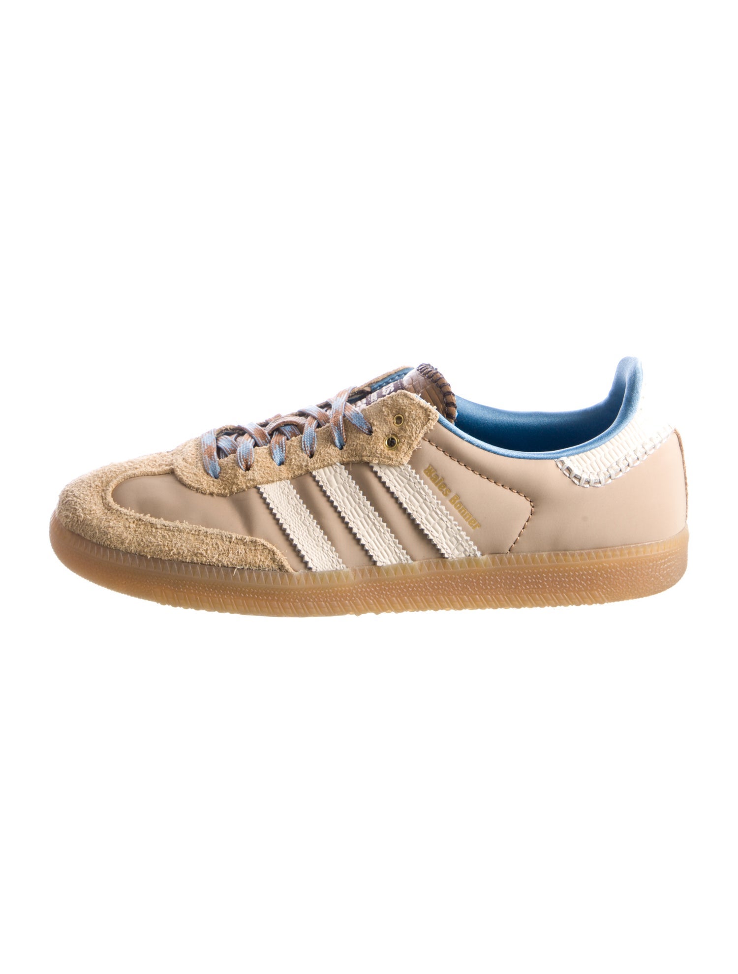 Wales Bonner x adidas Originals Samba Nylon Desert White Sneakers