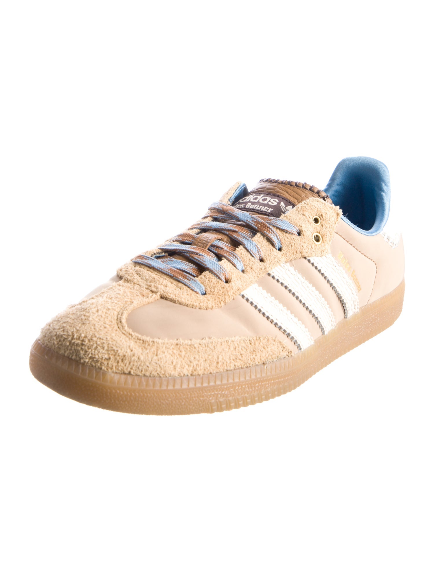 Wales Bonner x adidas Originals Samba Nylon Desert White Sneakers