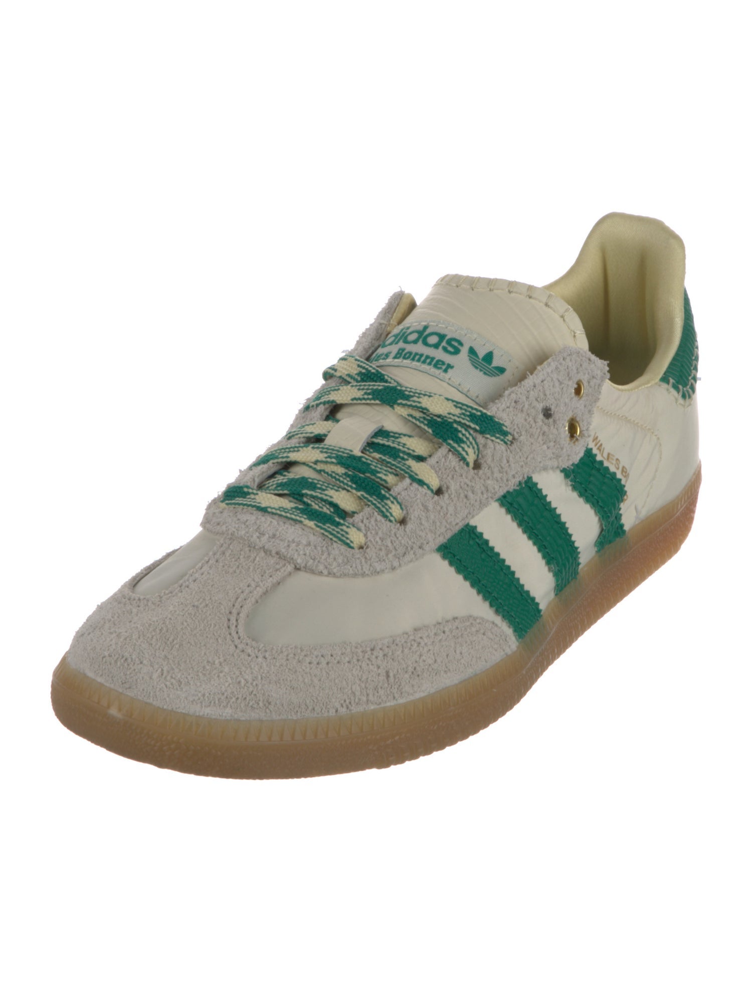 Wales Bonner x adidas Originals Nylon Colorblock Pattern Sneakers