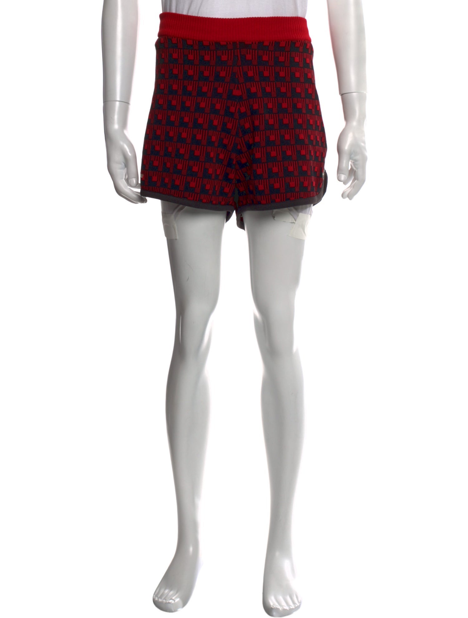 Wales Bonner x adidas Originals Plaid Print Jogger Shorts w/ Tags