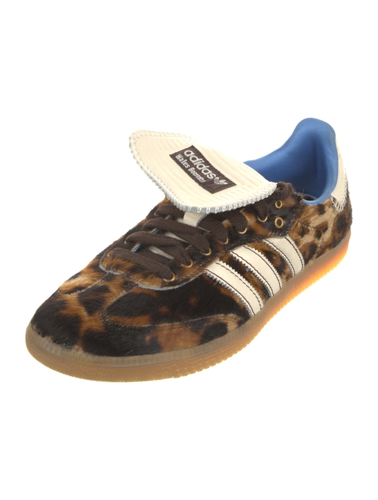 Wales Bonner x adidas Originals Samba Pony Leopard Sneakers w/ Tags