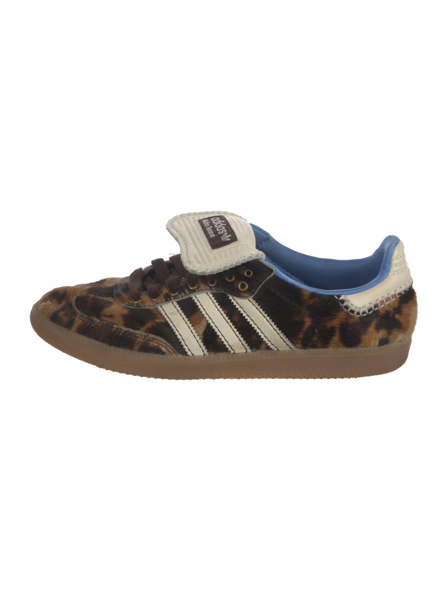 Wales Bonner x adidas Originals Samba Pony 'Leopard' Sneakers