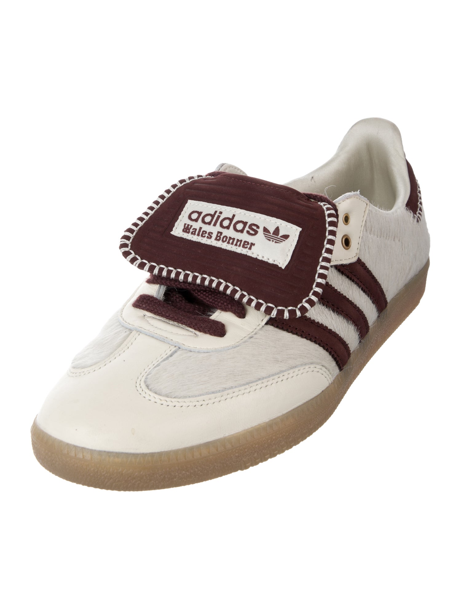 Wales Bonner x adidas Originals Ponyhair Striped Sneakers