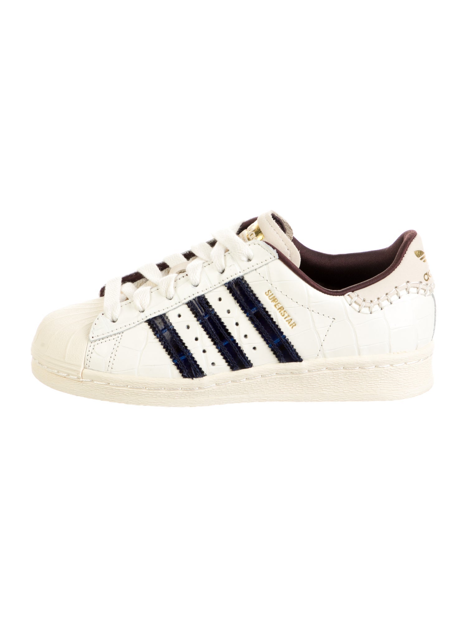 Wales Bonner x adidas Originals Superstar White Croc Sneakers