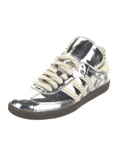 Wales Bonner x adidas Originals Patent Leather Printed Sneakers