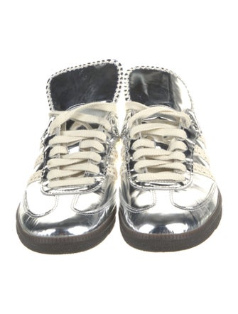Wales Bonner x adidas Originals Patent Leather Printed Sneakers