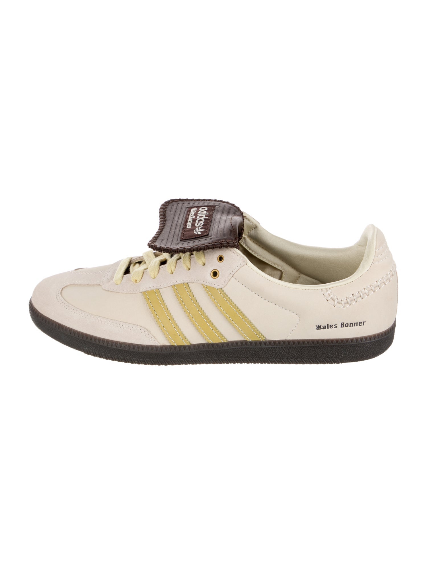 Wales Bonner x adidas Originals Samba Ecrtin Brown Sneakers