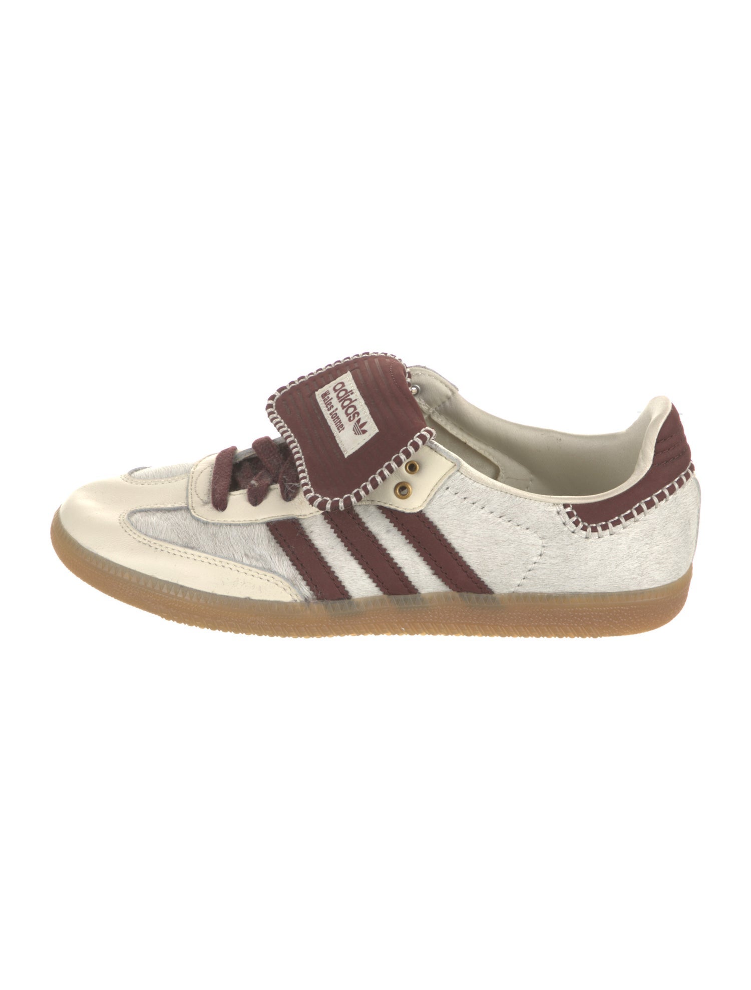 Wales Bonner x adidas Originals Calf Hair Striped Sneakers