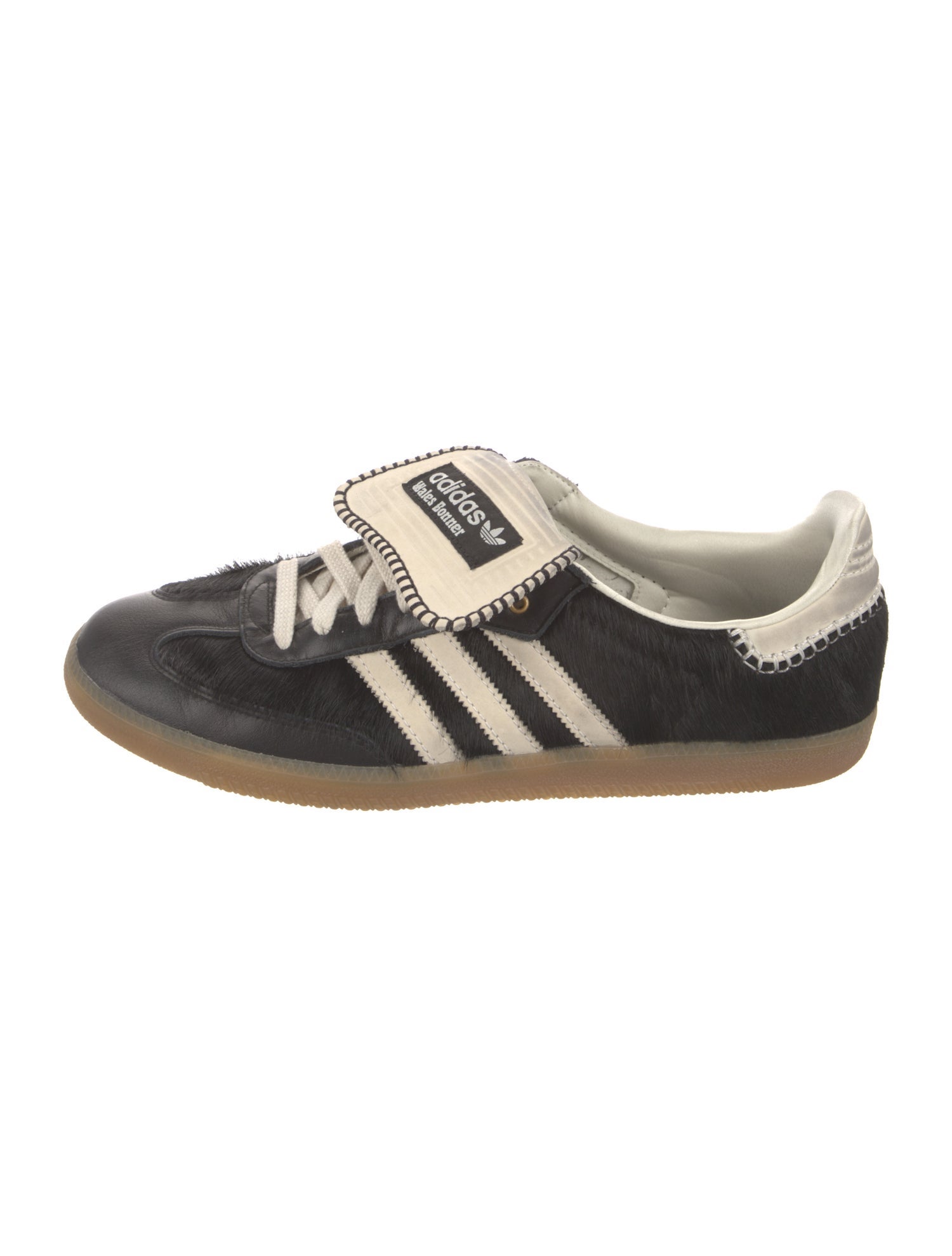 Wales Bonner x adidas Originals Samba Pony Tonal 'Core Black' Sneakers