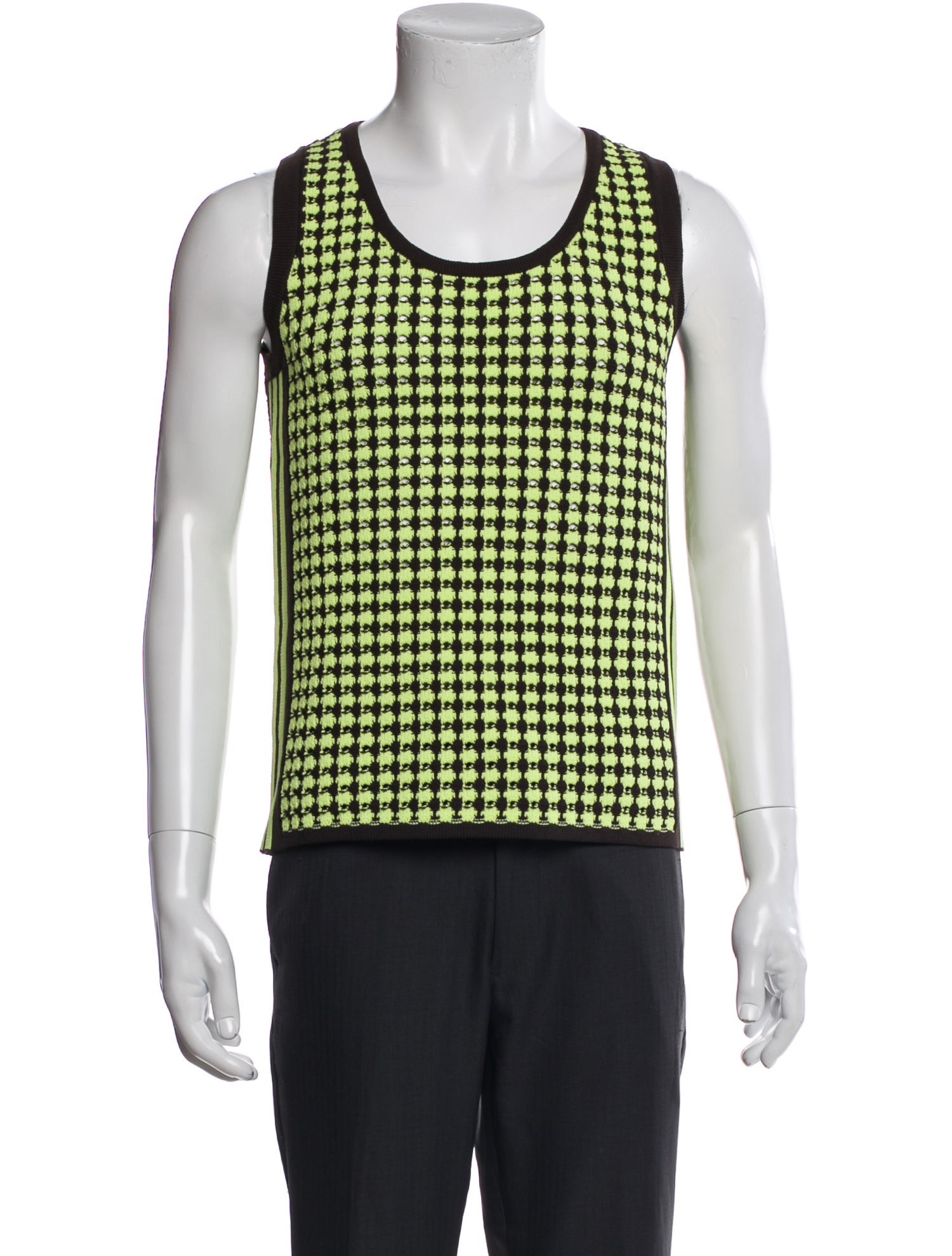 Wales Bonner x adidas Originals Plaid Print Sleeveless Shirt w/ Tags