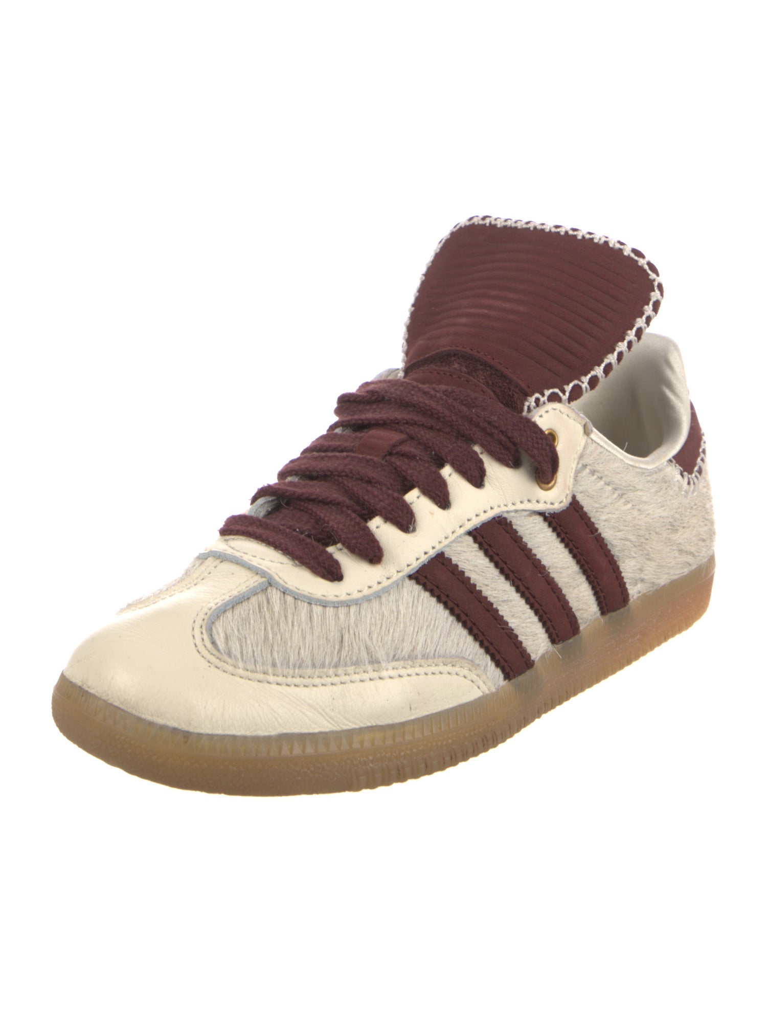 Wales Bonner x adidas Originals Ponyhair Striped Sneakers