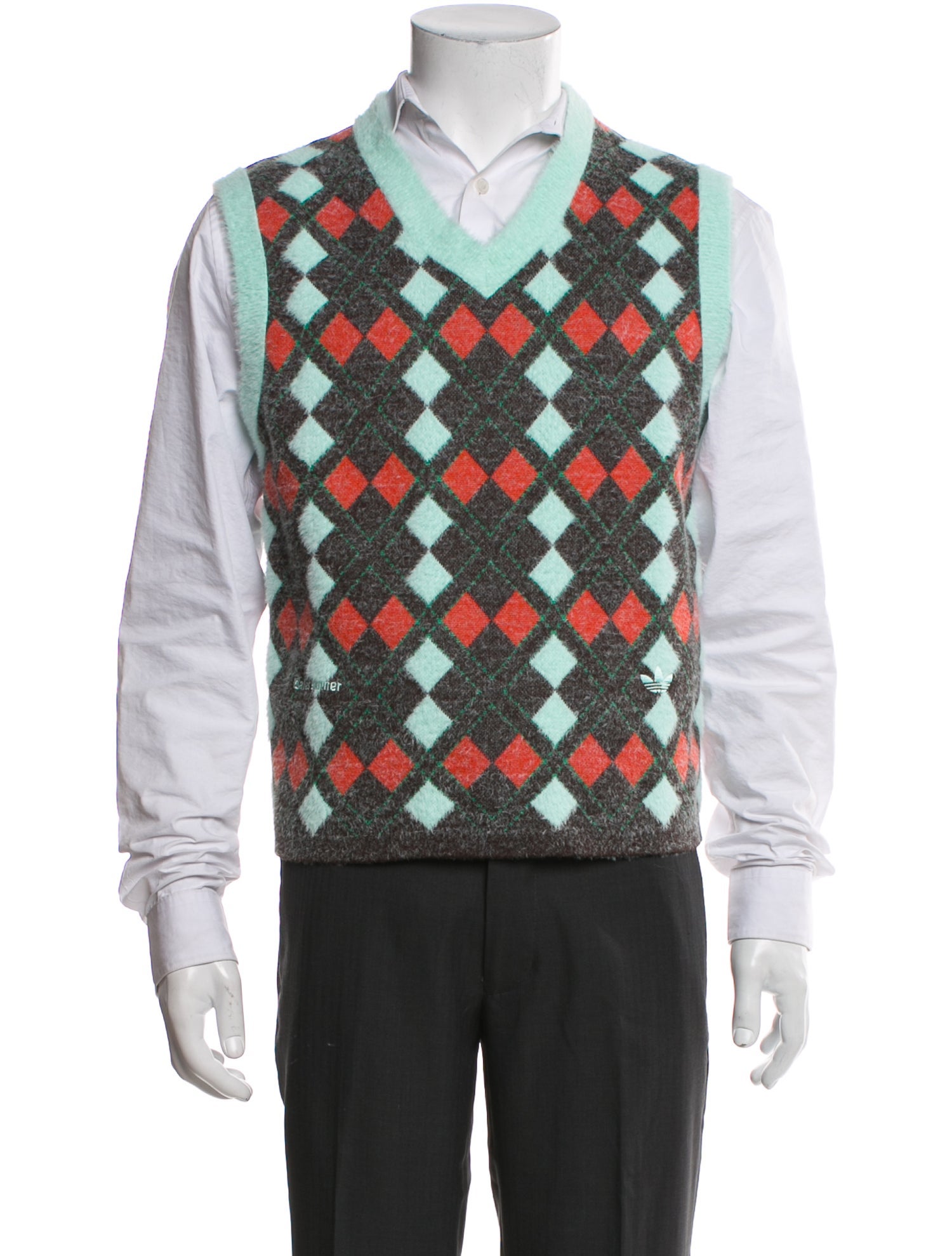 Wales Bonner x adidas Originals Printed V-Neck Sweater Vest