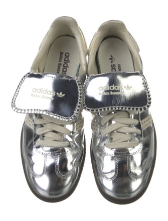 Wales Bonner x adidas Originals Patent Leather Printed Sneakers