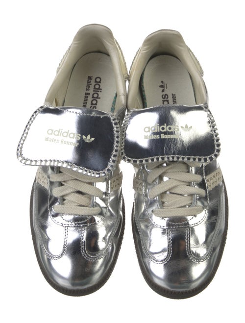 Wales Bonner x adidas Originals Patent Leather Printed Sneakers