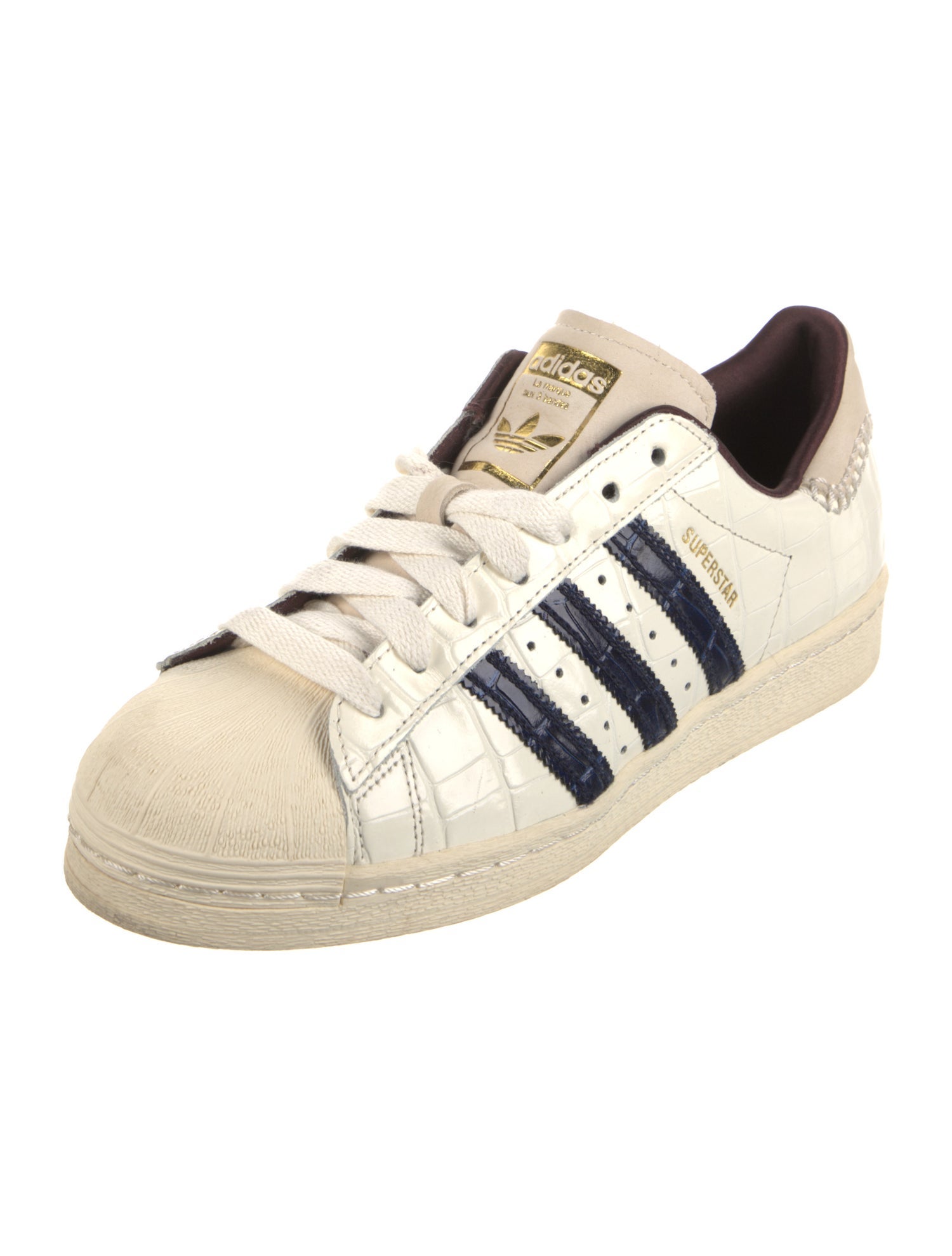 Wales Bonner x adidas Originals Superstar 'Croc - Wonder White' Sneakers