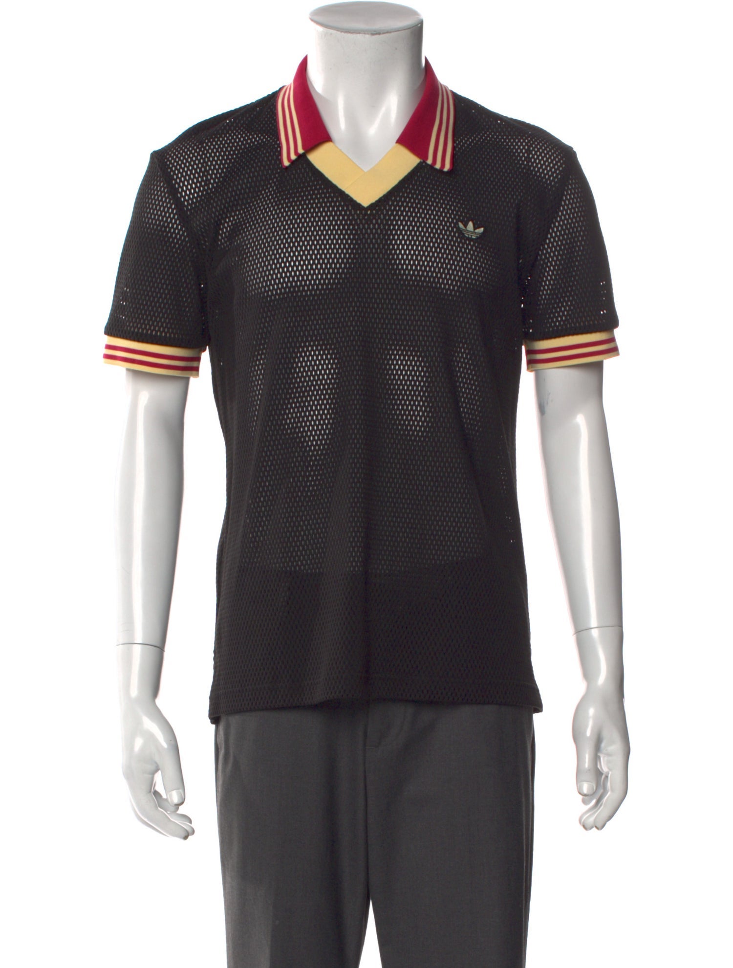 Wales Bonner x adidas Originals Striped Collar Polo Shirt