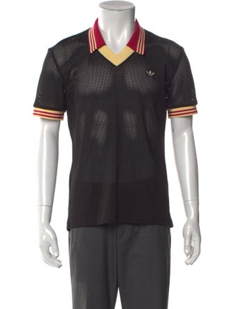 Wales Bonner x adidas Originals Striped Collar Polo Shirt