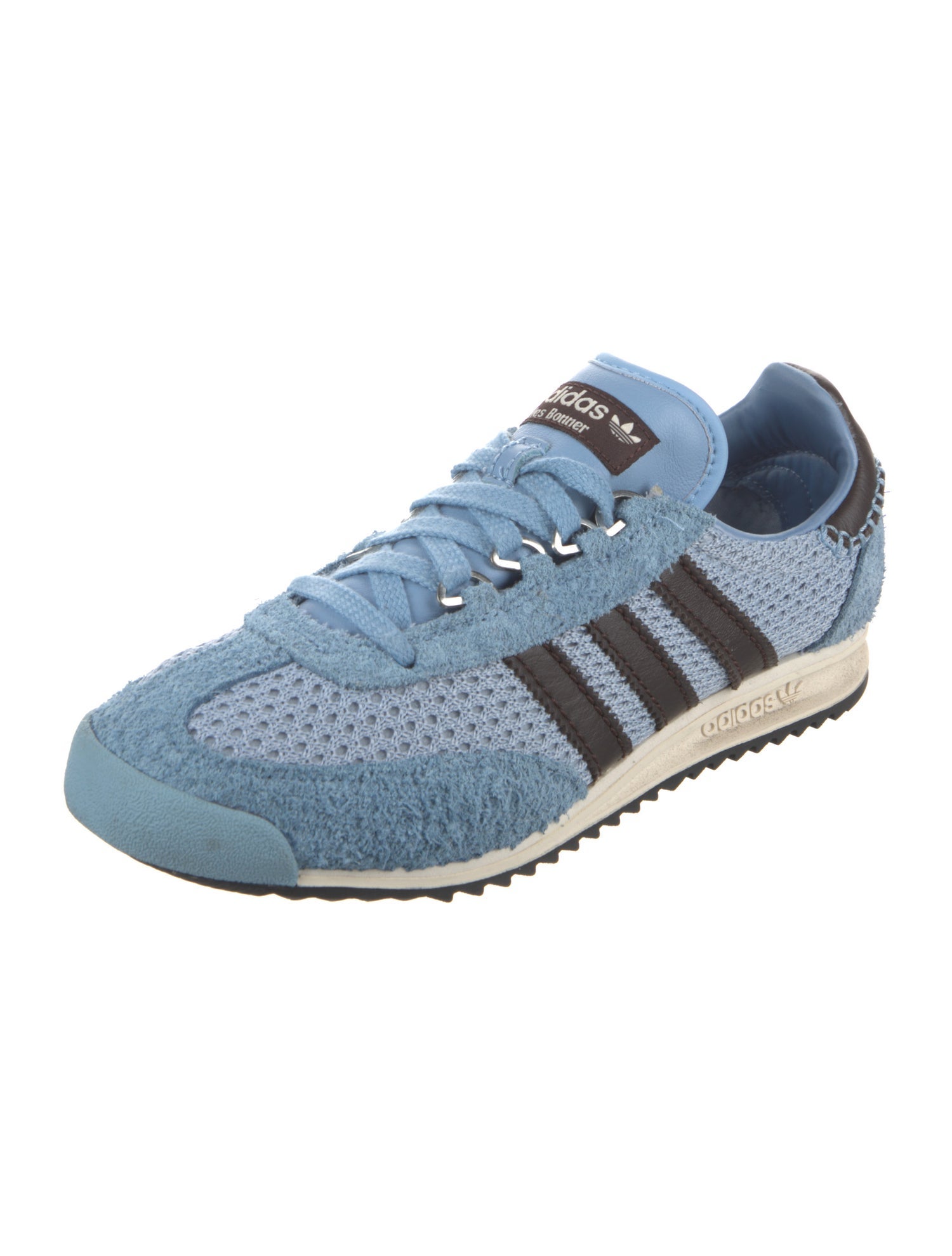 Wales Bonner x adidas Originals SL76 'Ash Blue' Athletic Sneakers