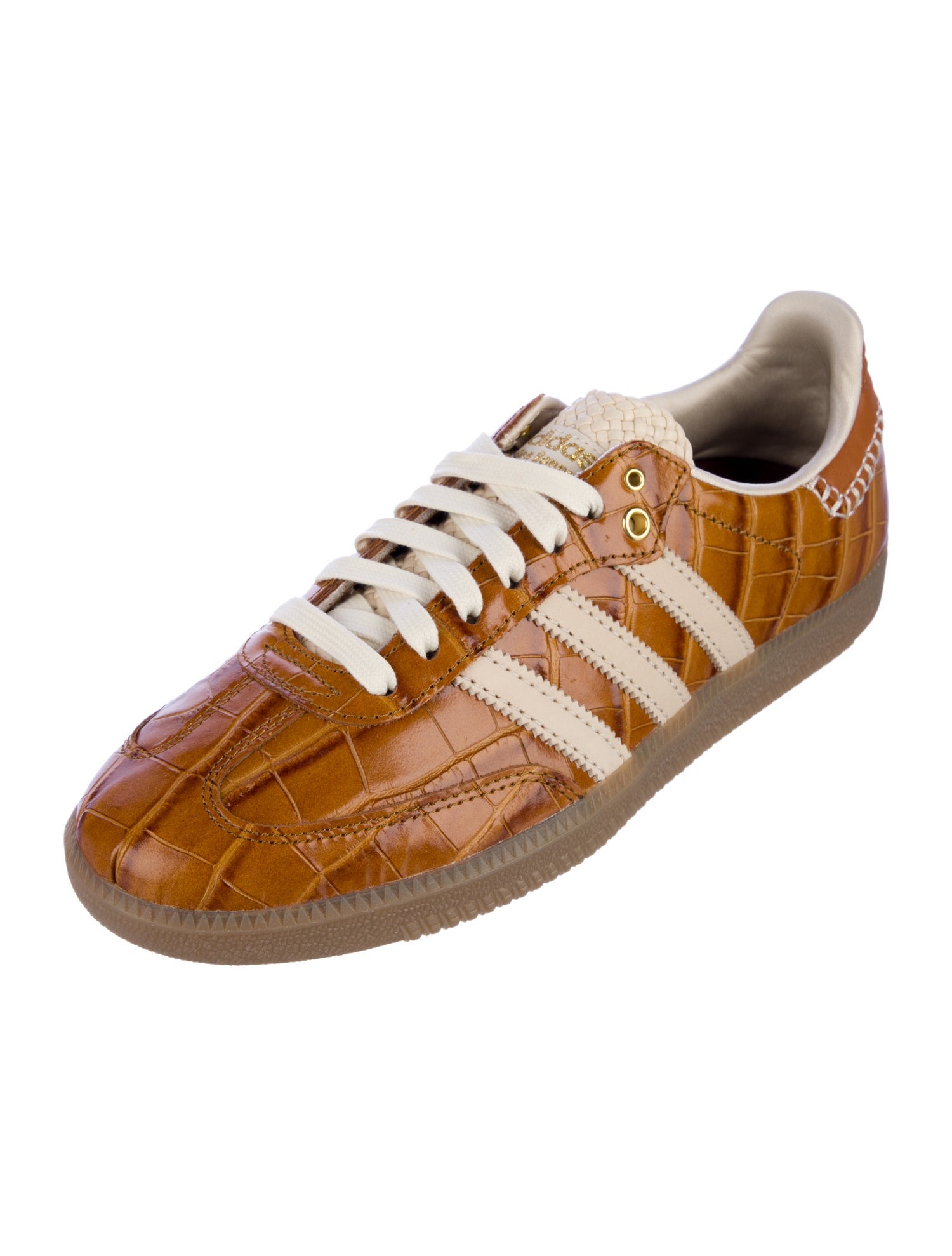 Wales Bonner x adidas Originals Samba 'Brown Croc' Sneakers w/ Tags