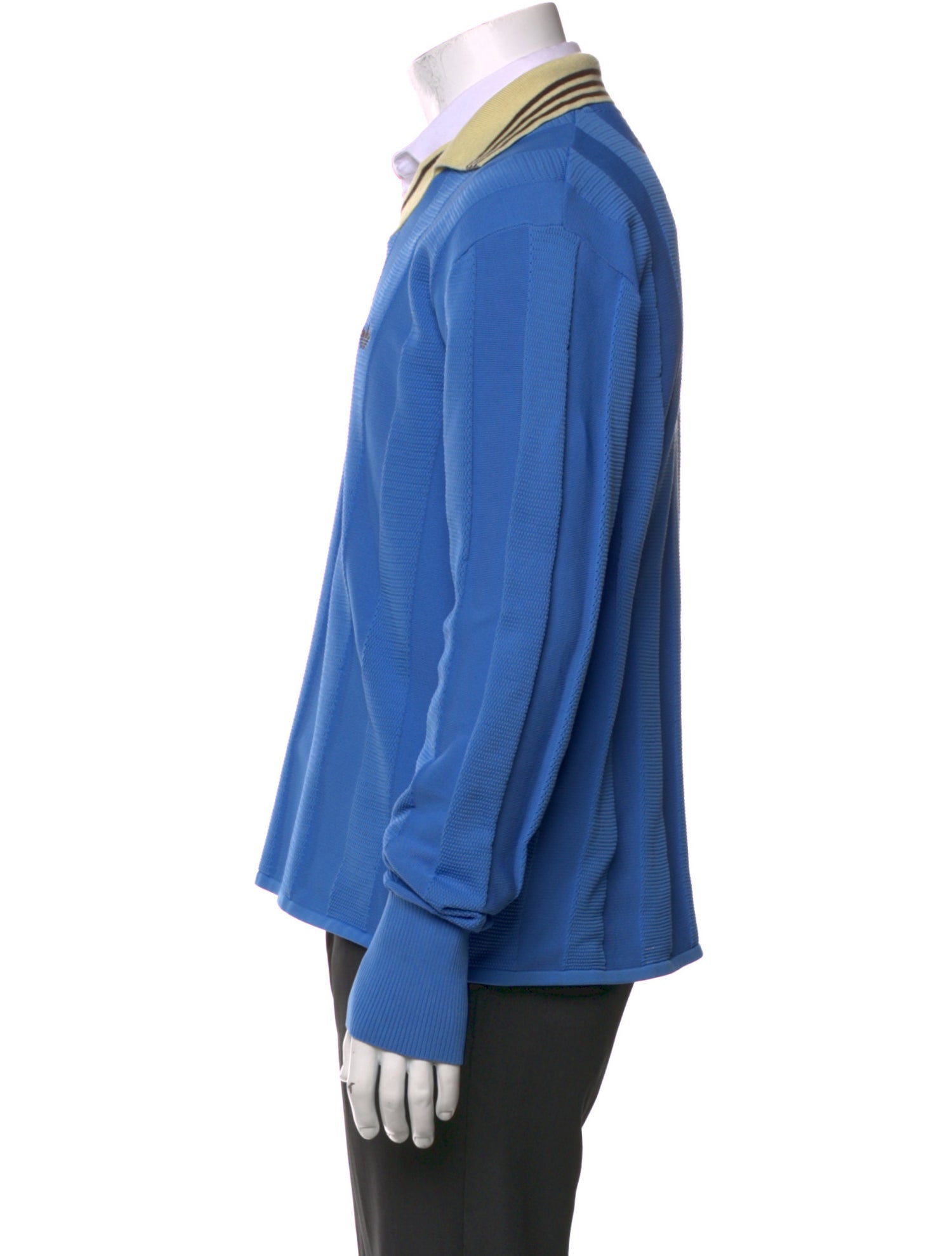 Wales Bonner x adidas Originals V-Neck Long Sleeve Polo Shirt