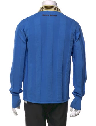 Wales Bonner x adidas Originals V-Neck Long Sleeve Polo Shirt