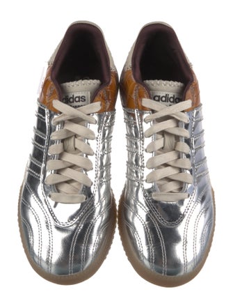 Wales Bonner x adidas Originals Samba Millennium 'Silver Metallic Yellow Croc' Sneakers
