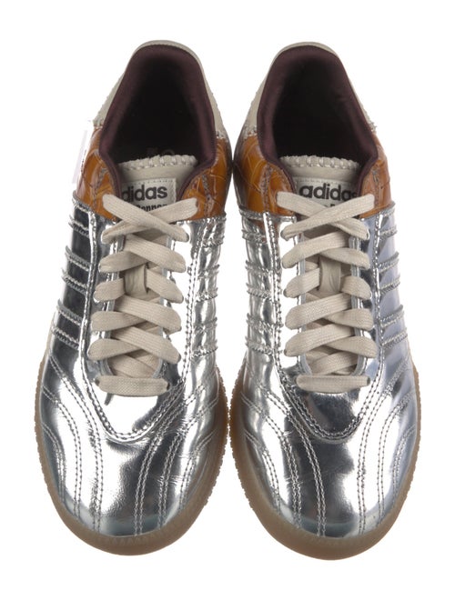 Wales Bonner x adidas Originals Samba Millennium 'Silver Metallic Yellow Croc' Sneakers