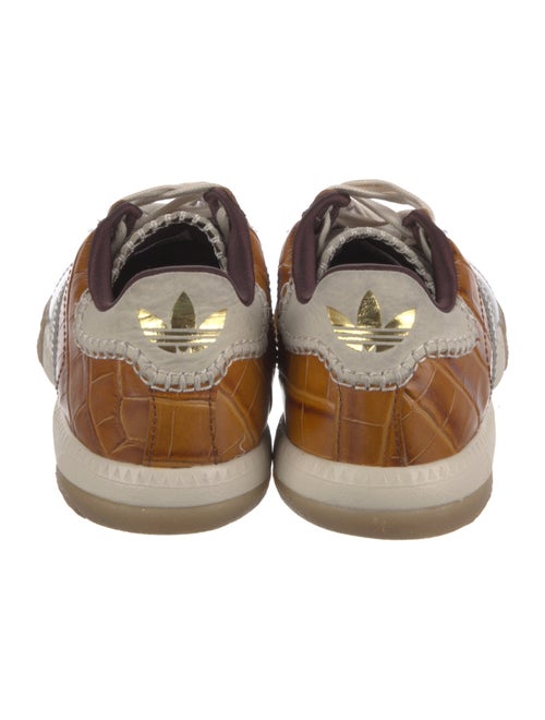 Wales Bonner x adidas Originals Samba Millennium 'Silver Metallic Yellow Croc' Sneakers