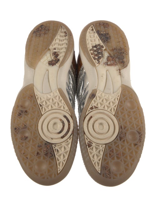 Wales Bonner x adidas Originals Samba Millennium 'Silver Metallic Yellow Croc' Sneakers