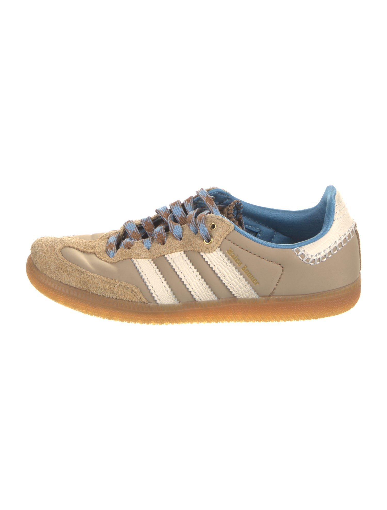 Wales Bonner x adidas Originals Samba Nylon Desert White Sneakers