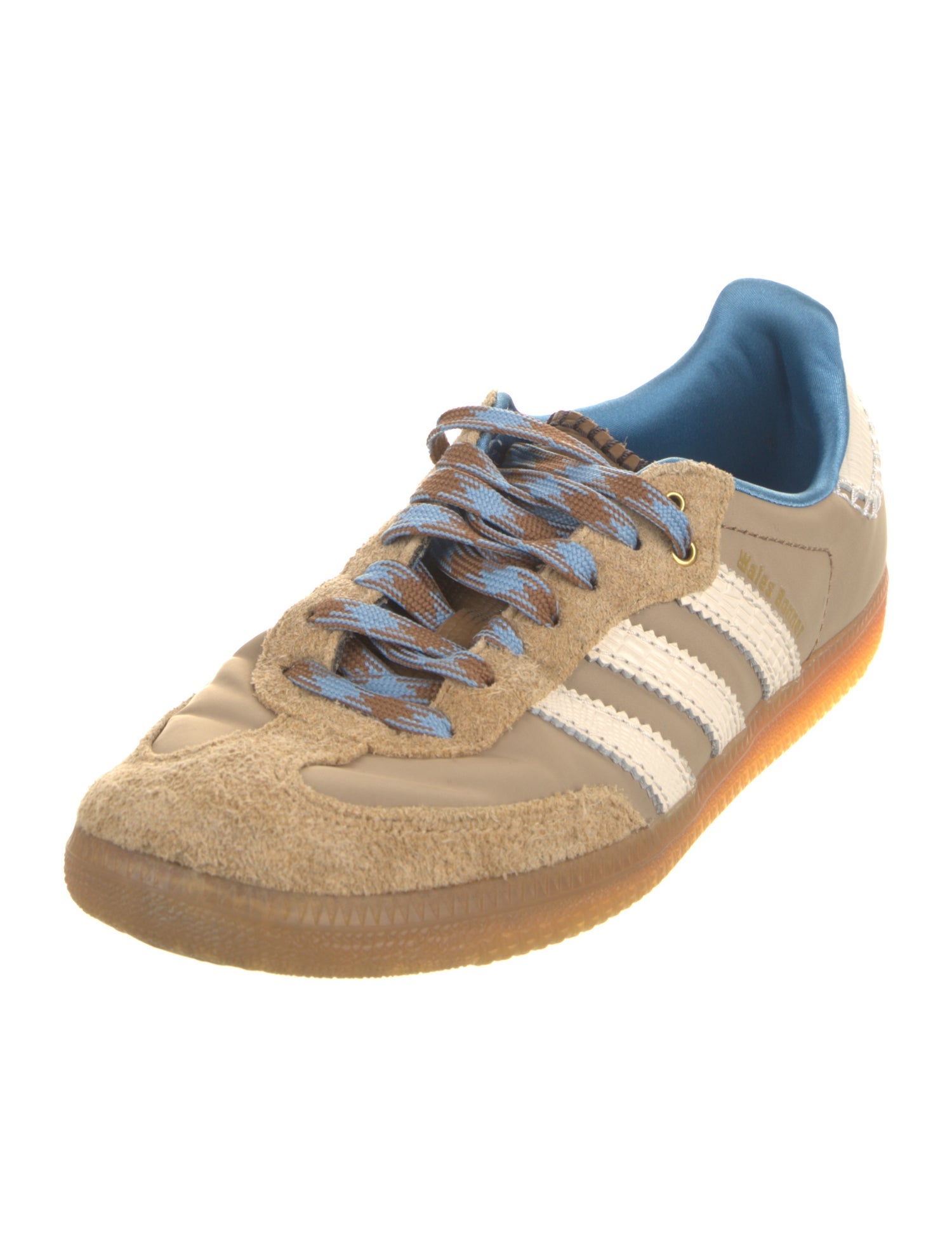 Wales Bonner x adidas Originals Samba Nylon Desert White Sneakers