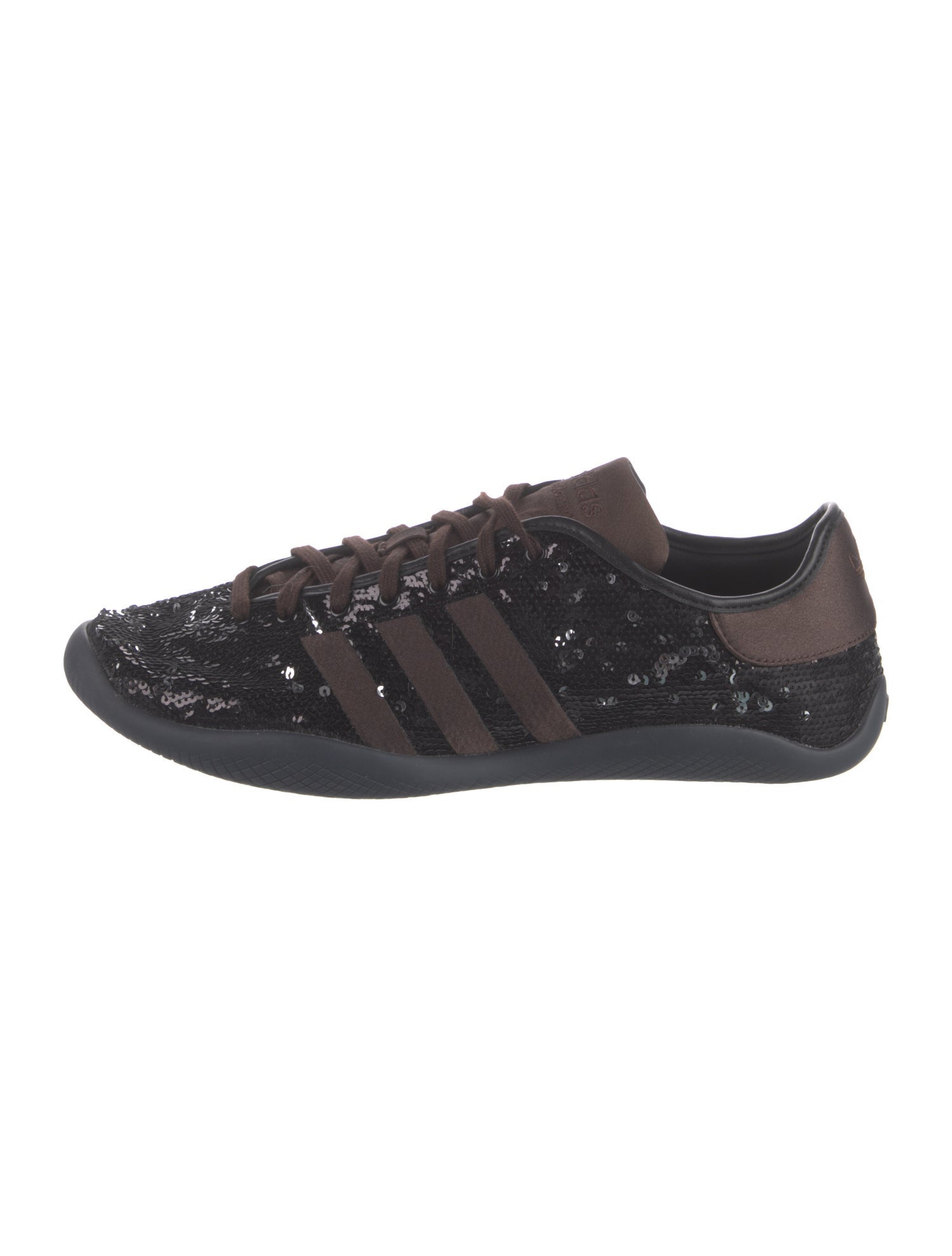 Wales Bonner x adidas Originals Karintha 'Black Dark Brown Sequin' Sneakers