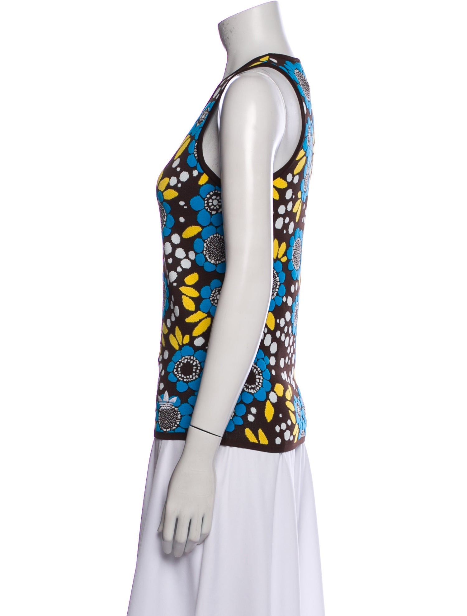 Wales Bonner x adidas Originals Printed Scoop Neck Top w/ Tags