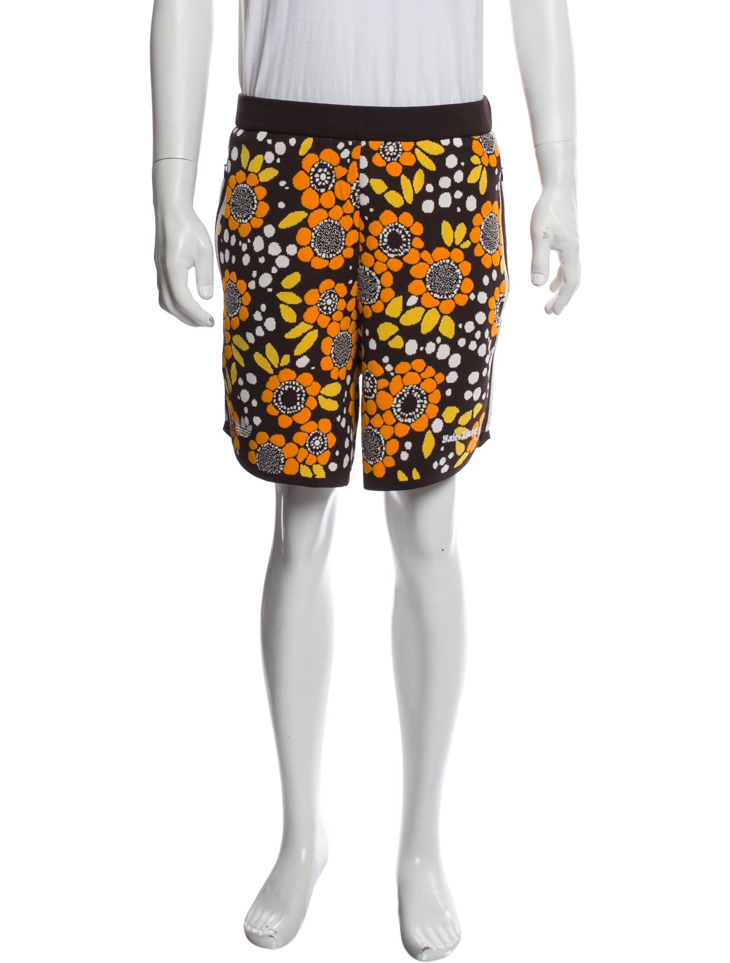 Wales Bonner x adidas Originals Floral Print Jogger Shorts w/ Tags