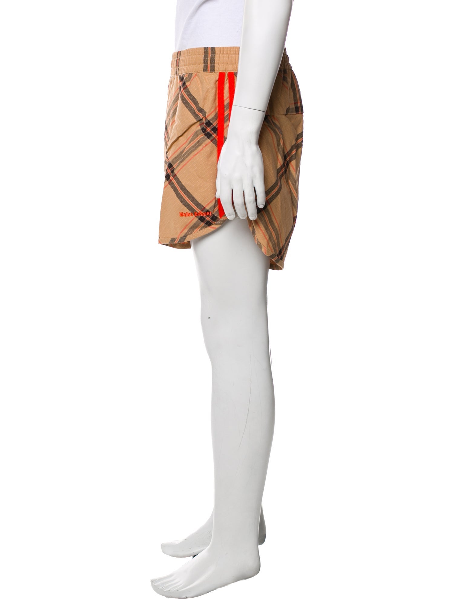 Wales Bonner x adidas Originals Plaid Print Jogger Shorts w/ Tags