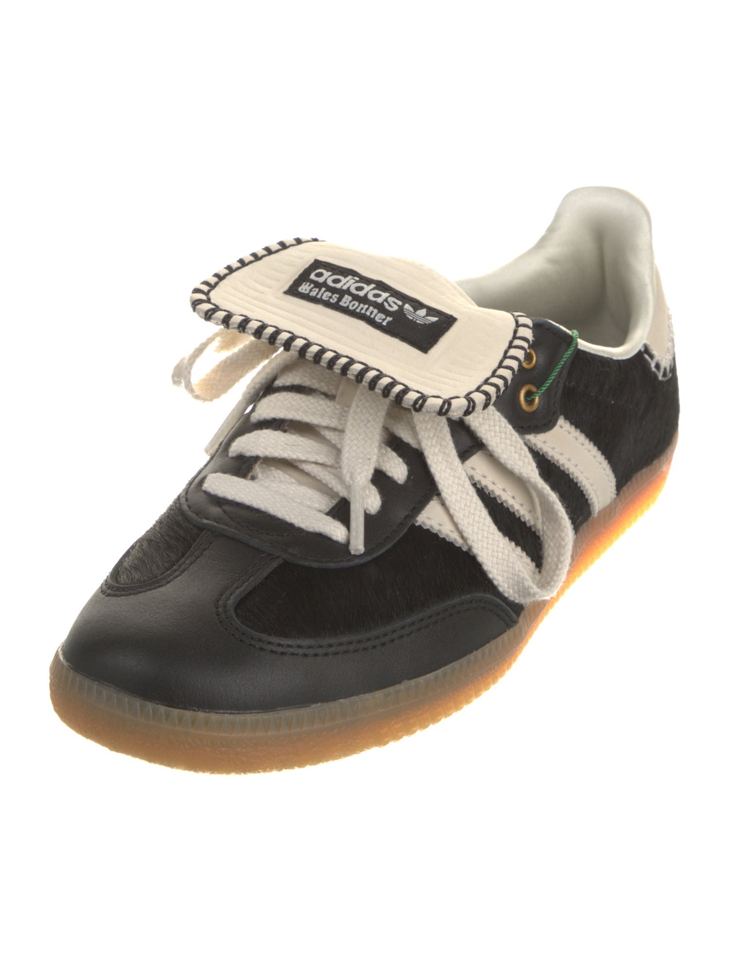 Wales Bonner x adidas Originals Samba Pony 'Black' Sneakers w/ Tags