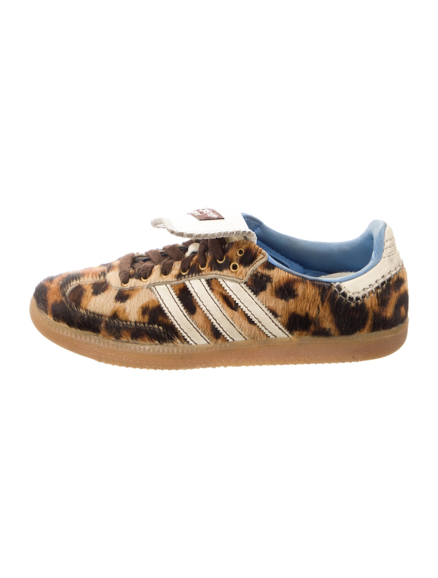 Wales Bonner x adidas Originals Samba Pony 'Leopard' Sneakers