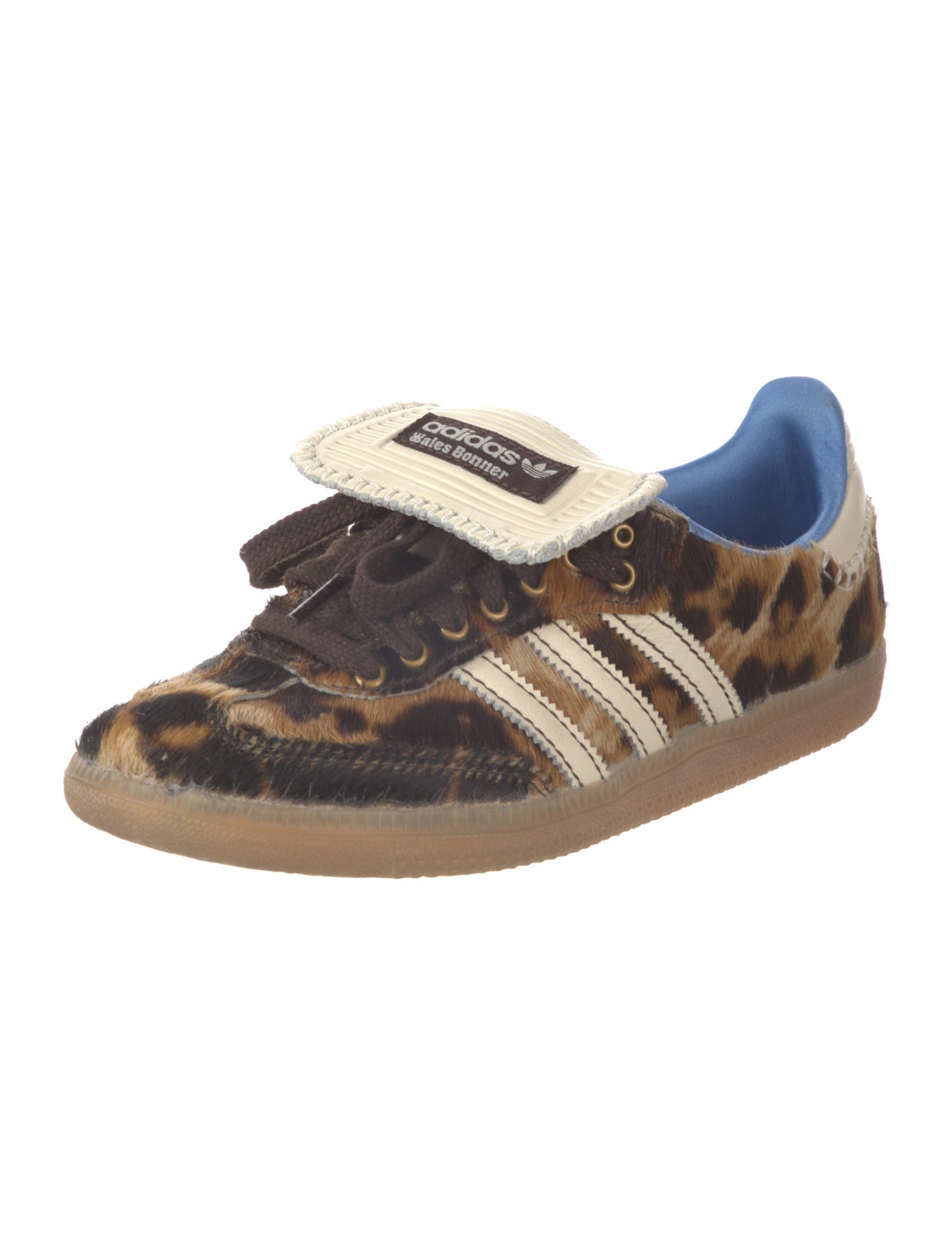 Wales Bonner x adidas Originals Samba Pony 'Leopard' Sneakers