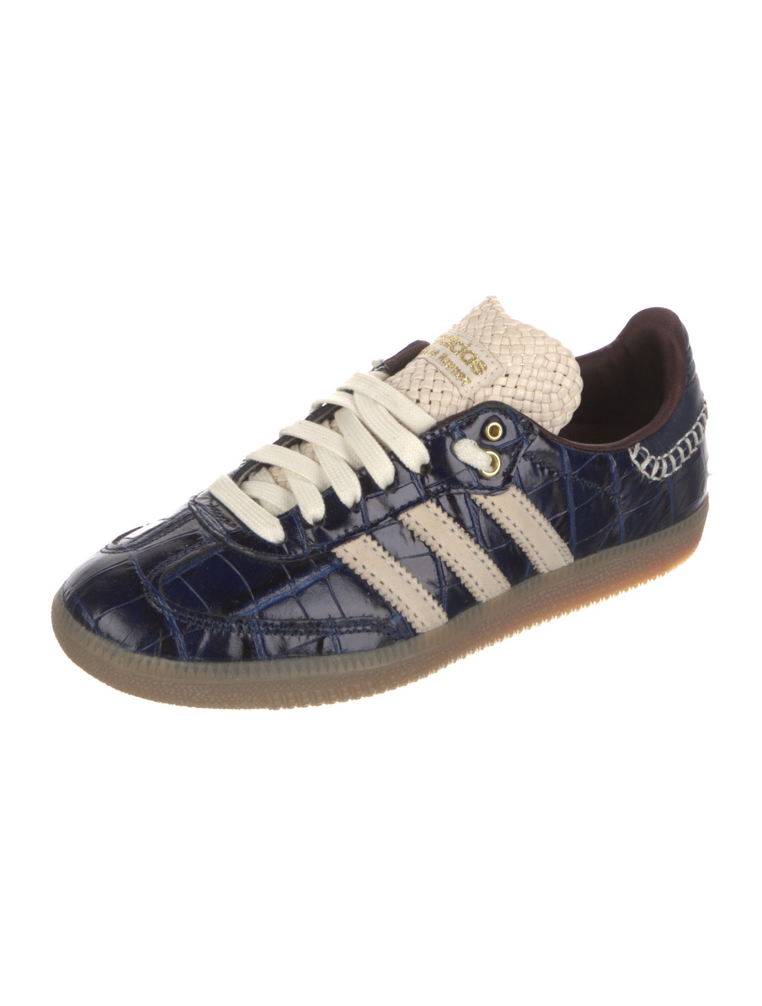 Wales Bonner x adidas Originals Samba 'Navy Croc' Sneakers