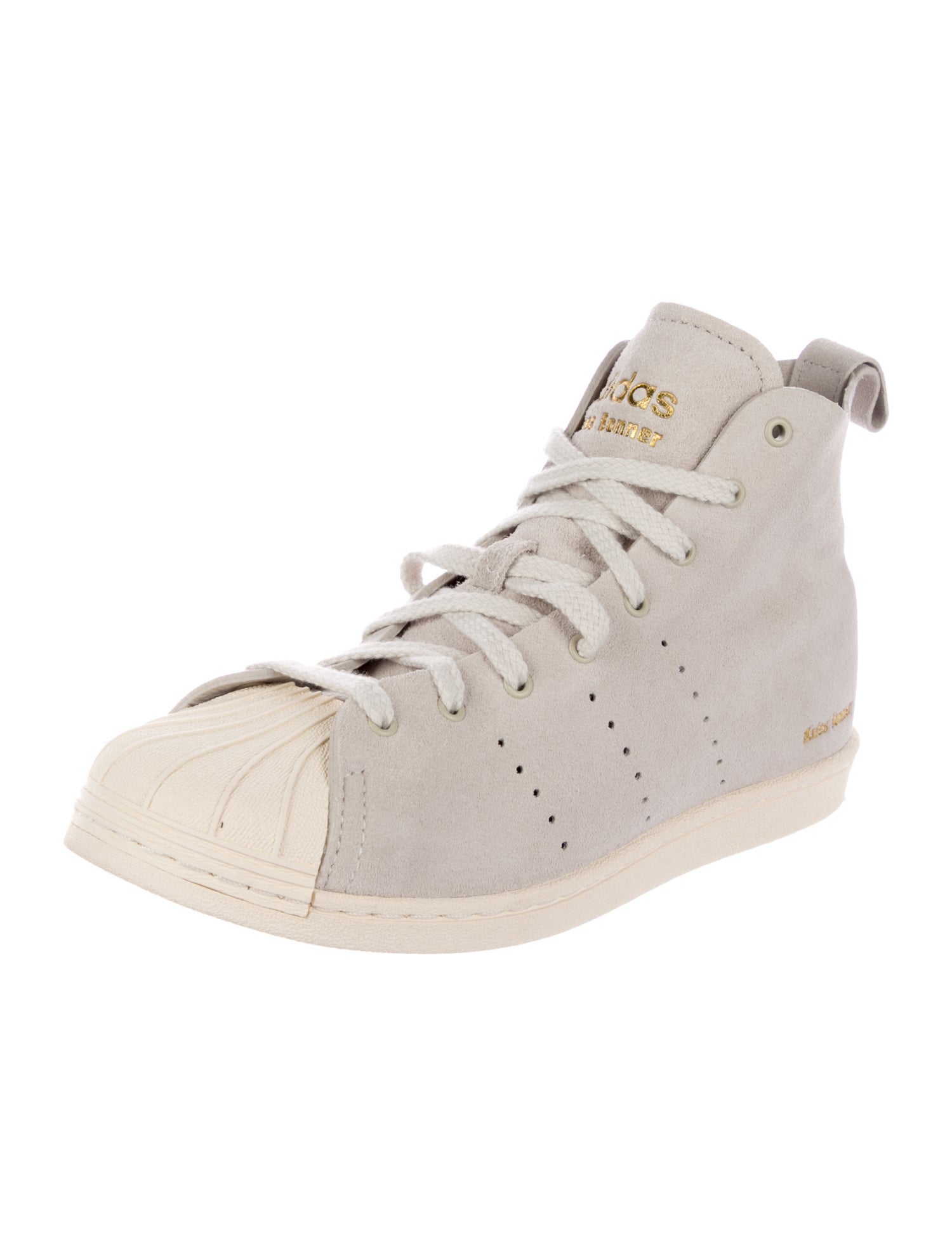 Wales Bonner x adidas Originals Superstar Hi 'Mist Stone' Sneakers