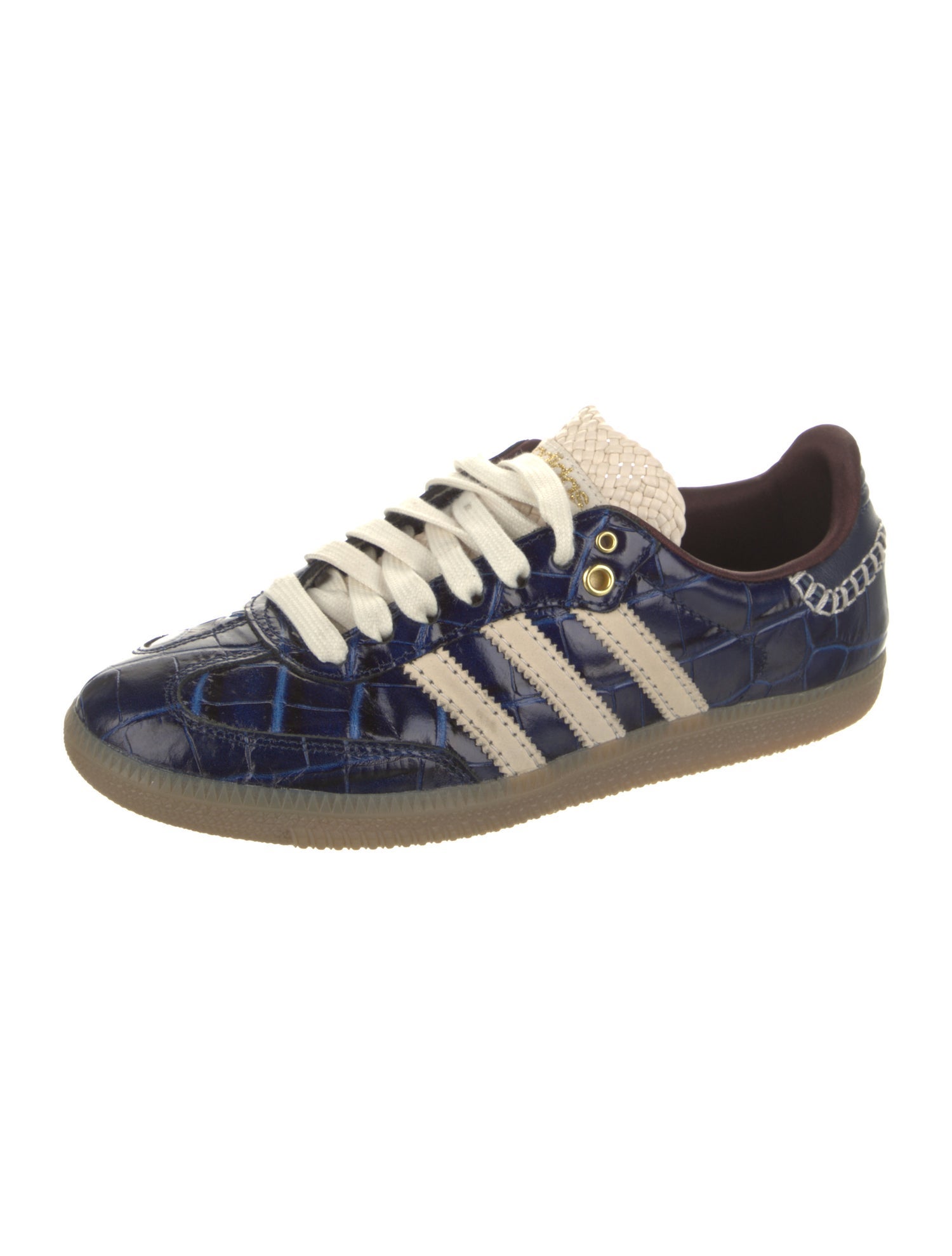 Wales Bonner x adidas Originals Samba OG 'Croc-Collegiate Navy' Sneakers