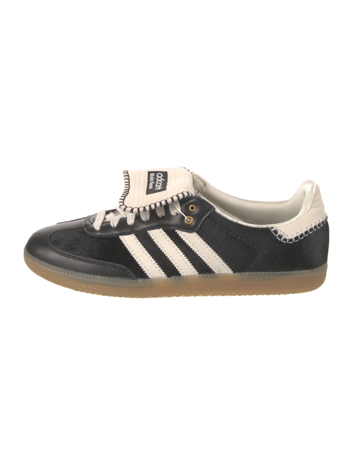 Wales Bonner x adidas Originals Samba Pony Tonal 'Core Black' Sneakers w/ Tags