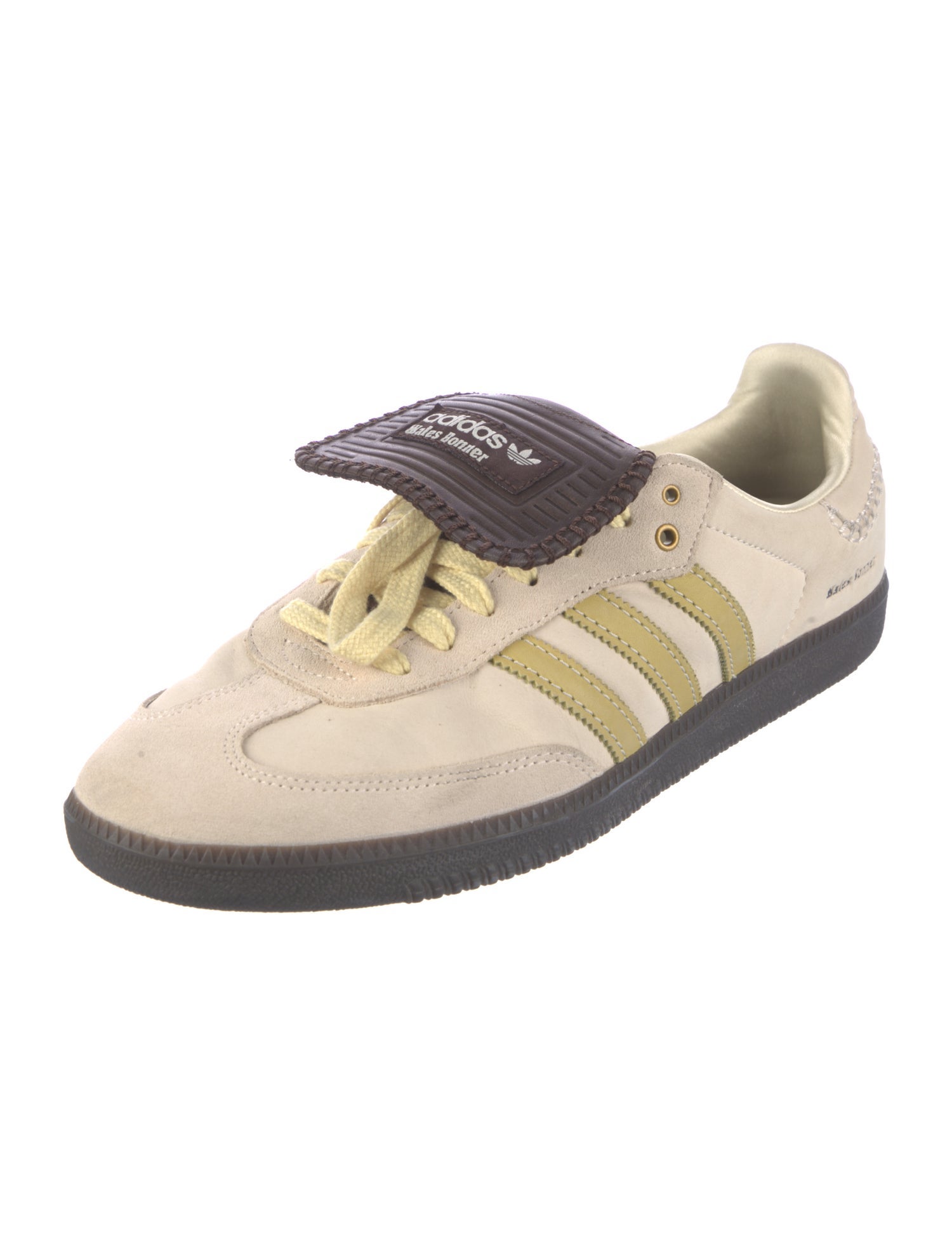 Wales Bonner x adidas Originals Samba Ecrtin Brown Sneakers