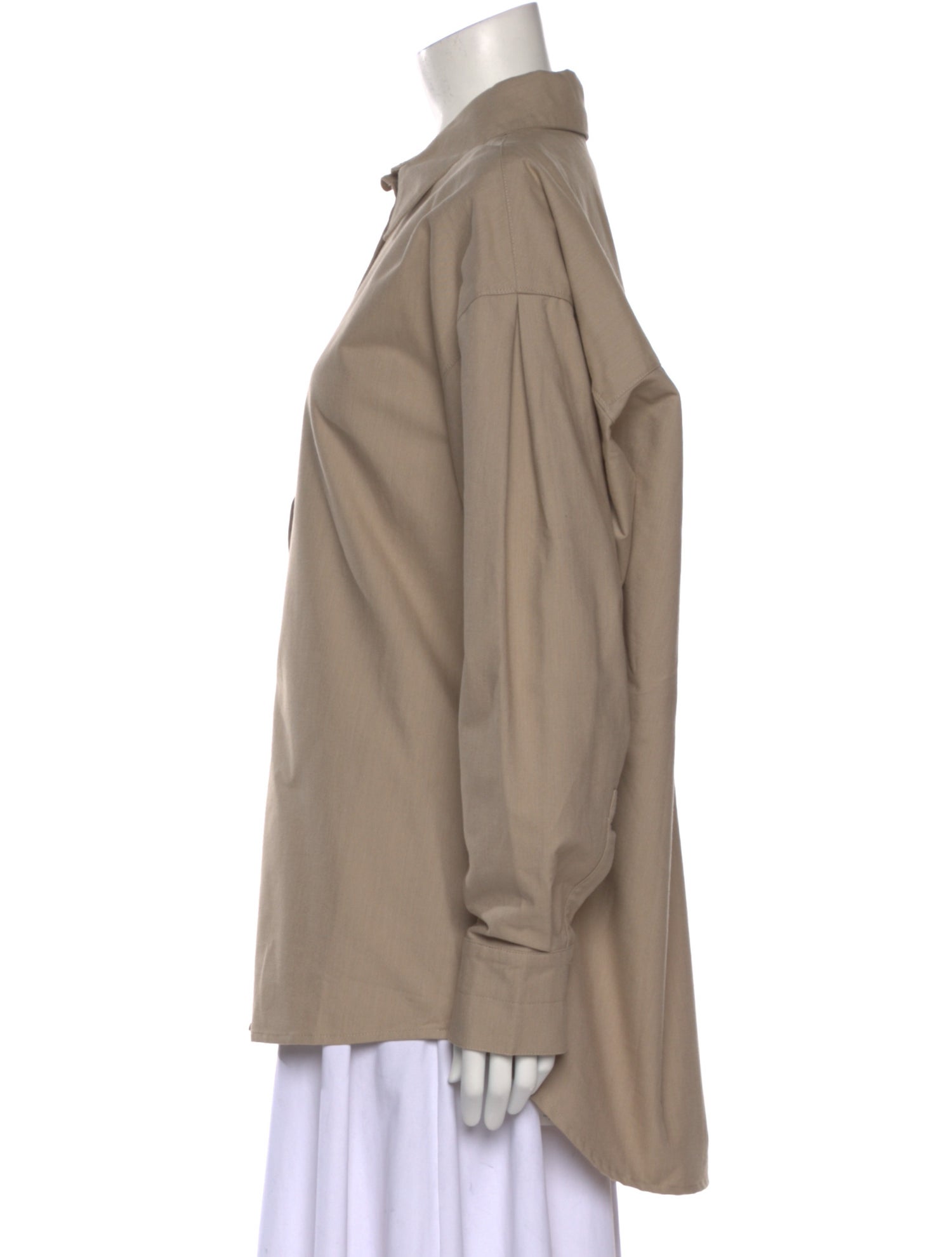 Caes Long Sleeve Button-Up Top