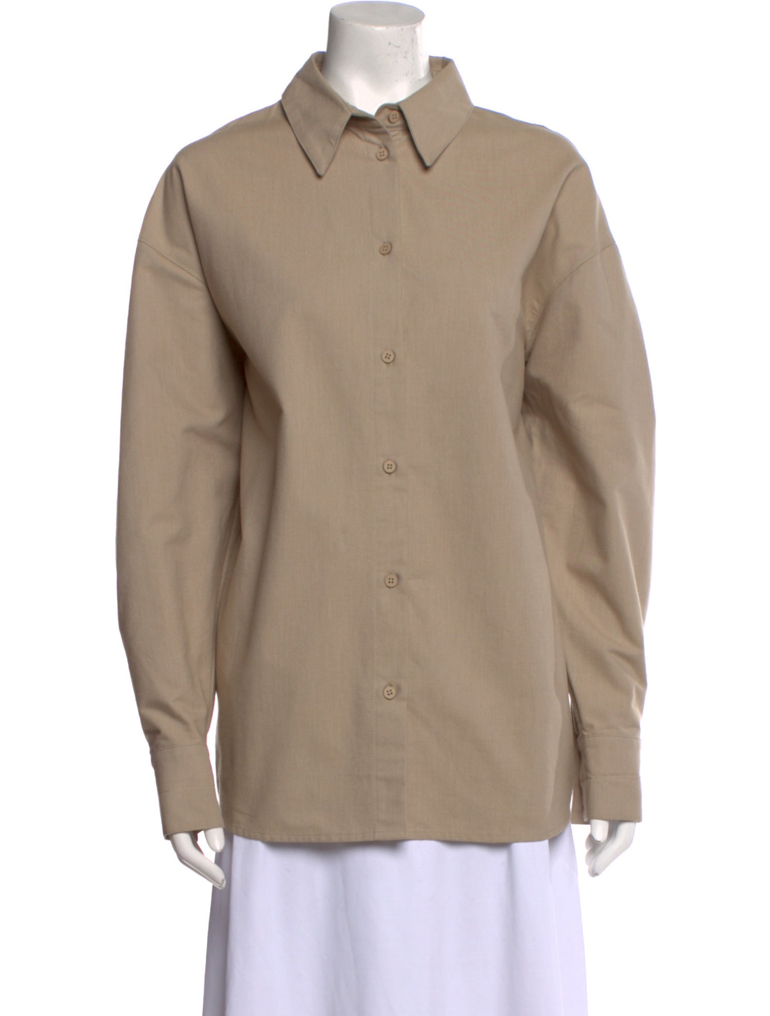Caes Long Sleeve Button-Up Top